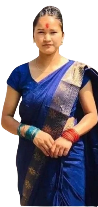 Teacher warmly guiding students